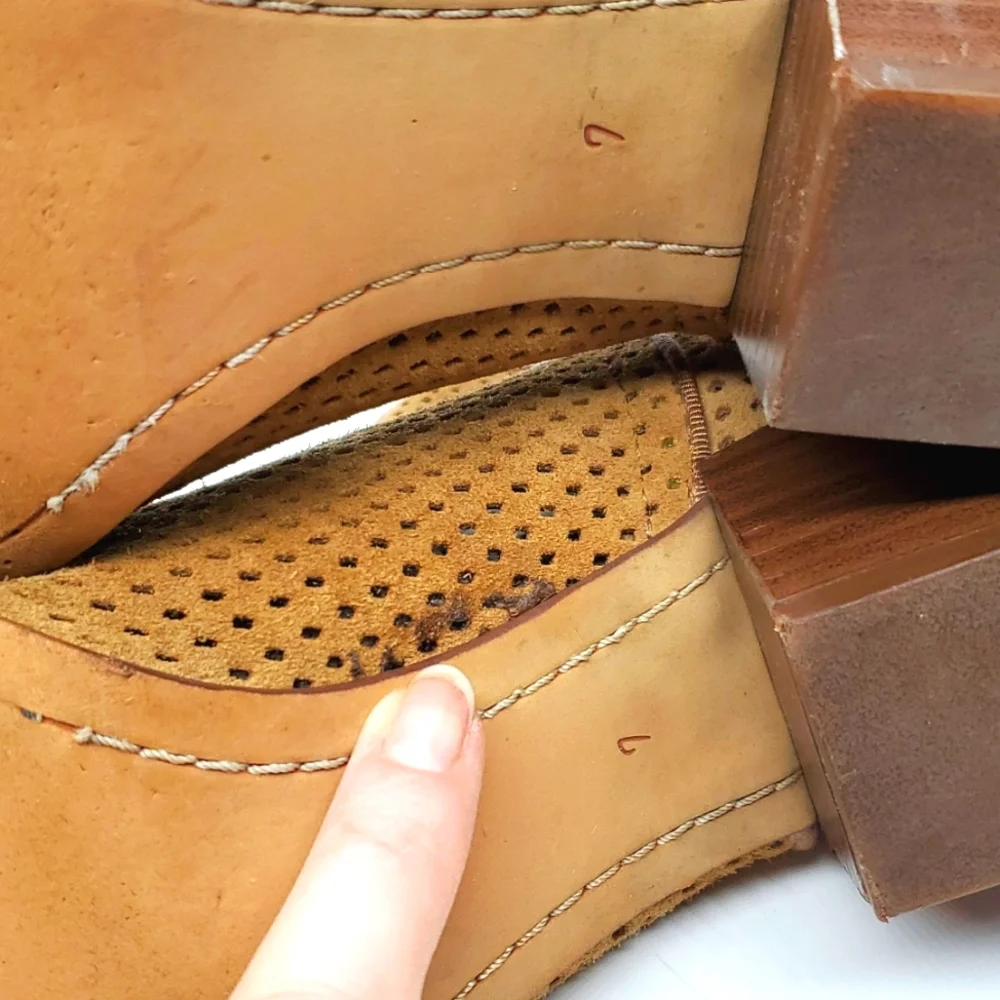 Sam Edelman Rio Tan Leather Ankle Boots 7